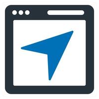 send and deliver icon concept in blue color vector