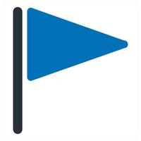 direction and navigation icon concept in blue color vector