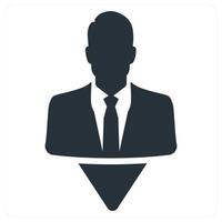 guide and direction icon concept in blue color vector