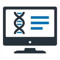Online Courses concept in blue color vector