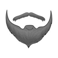 Beard and Moustache Style vector