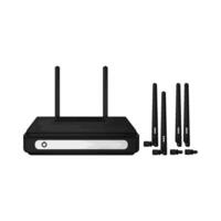 illustration of wifi router sophistication vector