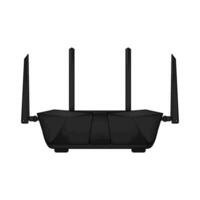 advanced wifi router illustration vector