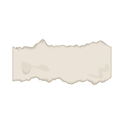illustration of blank torn paper