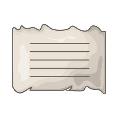illustration of a torn paper