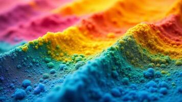 Colorful Powder Texture- Background Close Up photo