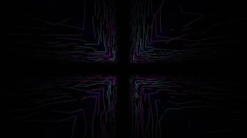 Pink and Cyan Walls Background VJ Loop in 4K video