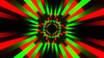 verde e vermelho colori linhas movimento fundo vj ciclo dentro 4k video