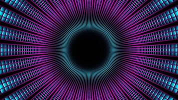 Cyan and Pink Cyber Eyeball Background VJ Loop in 4K video