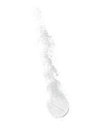 Soluble tablet in water on white background photo