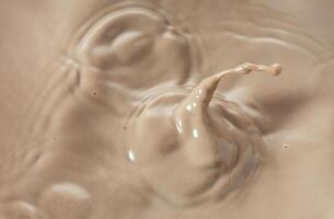A close up of a brown liquid photo