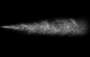 Aerosol texture on a black background photo