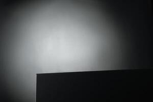 Dark background. Mock up for product presentation photo