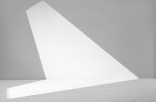 Cement background with beam of light. photo
