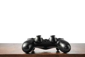 Gamepad on table with isolated background photo