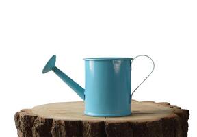 Watering can on isolated background photo
