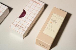 boxes of perfume for giveaway photo