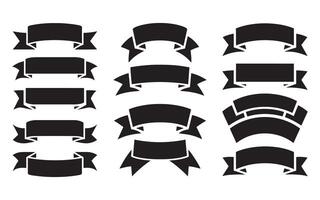 Ribbon Banner Collection for Graphic Design Projects vector