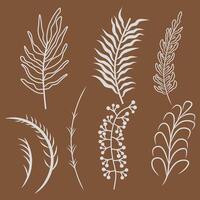seamless pattern with wheat ears vector