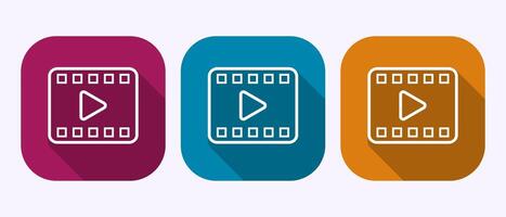 icon illustration. camera icon, camera sign in shadow button design vector