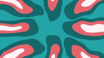 colourful wiggling shapes 2d cartoonistic design loop able geometrical background video