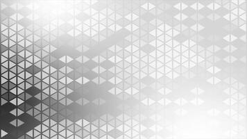 white color multiple triangular shapes appearing and disappearing faded modern design loop able geometrical background video