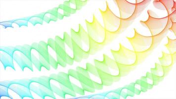 colorful rotating circular dots swirl pattern modern design loopable geometrical background video