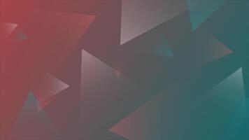dual tone multiple rotating triangular shapes faded modern design loop able geometrical background video