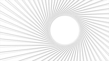 white color rotating stripes retro radial modern design loop able geometrical background video