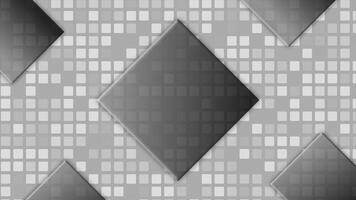 white color diagonally moving square shapes appearing and disappearing modern design loop able geometrical background video