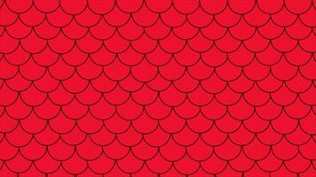 Red simple and classy multiple circular shapes slowly wiggling abstract design loop able geometrical background video