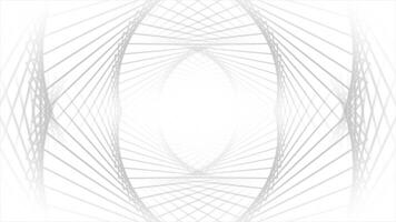 white color moving repeating lines mesh pattern complex design loop able geometrical background video