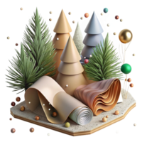 impressive abstract Forest Floor Pine Needles Transparent Background professional png
