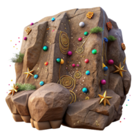 beautiful abstract Ancient Petroglyphs on Cliff Face Cutout high resolution png