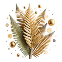 magnificent rustic Fern Fronds Cutout Transparent Background detailed png