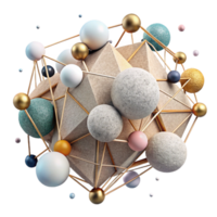 stunning minimalist Abstract Network of Connected Nodes Cutout genuine png