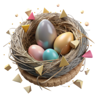 magnificent rustic Endangered Bird Nest in Zoo Aviary Isolated exclusive png