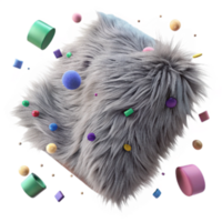 elegant rustic Endangered Mammal Fur Texture Transparent Background png