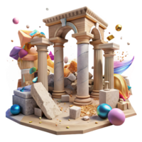 extraordinary artistic Exploring Ancient Ruins in Vr Transparent original png