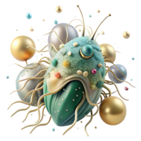 stunning modern Detailed Illustration of Affected Seaweed Transparent Background detailed png