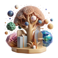 extraordinary abstract Ai Identifying Endangered Tree Species Isolated Element high resolution png