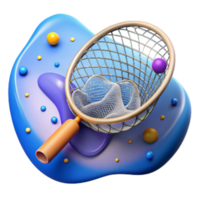 beautiful abstract Empty Fishing Net Cutout Transparent Background Hanging View high resolution png