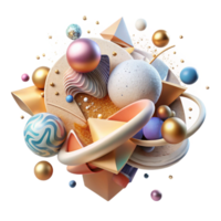 elegant abstract Abstract Particle System Animation Isolated high resolution png