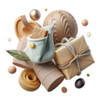 beautiful vintage Eco Friendly Packaging Design Transparent exclusive png