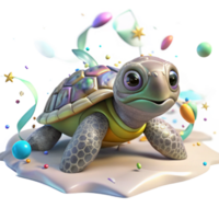 wonderful rustic Disoriented Turtle Hatchling Crawling Towards City Lights high resolution png