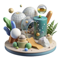 beautiful abstract Ecosystem Functioning Illustration Transparent Element original png