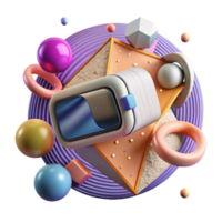 dramatic classic Geometric Vr Interface Design Isolated genuine png