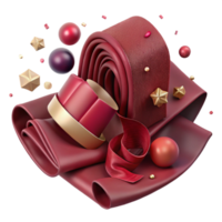 wonderful creative Burgundy Red Brand Presentation Slides Isolated Element professional png