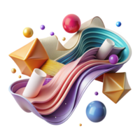 stunning minimalist Abstract Virtual Data Stream Isolated authentic png
