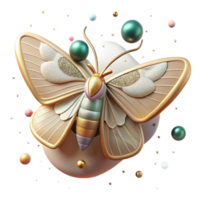 stunning creative Close Up of Moth Drawn to Artificial Light Isolated professional png